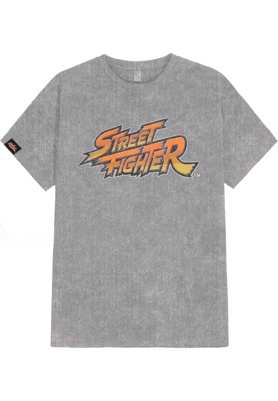 Street Fighter - Retro Logo Grey - T-Shirt | Neutral-Image