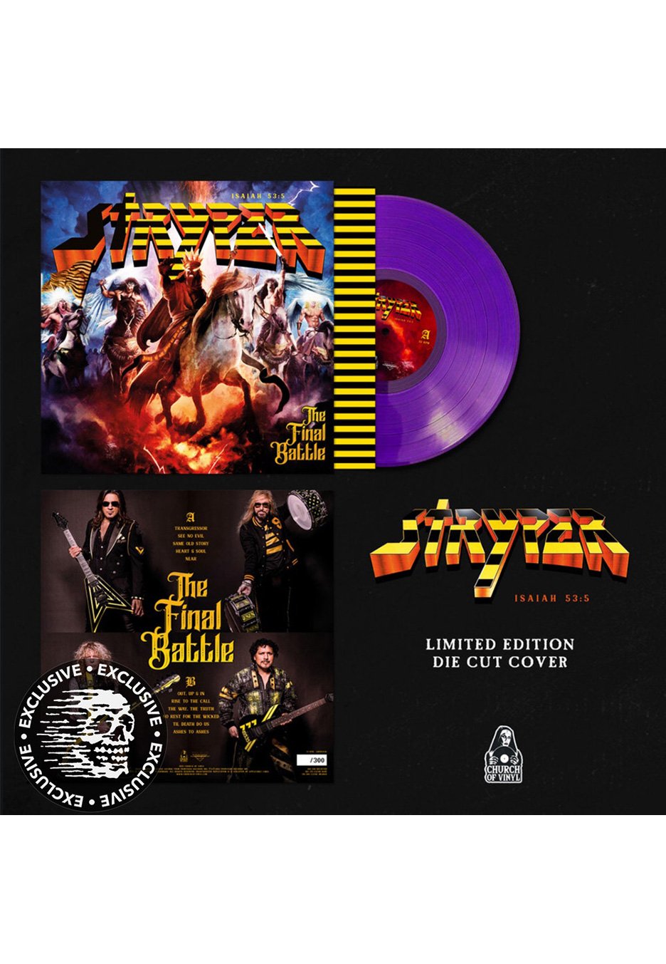 Stryper - The Final Battle Purple - Colored Vinyl