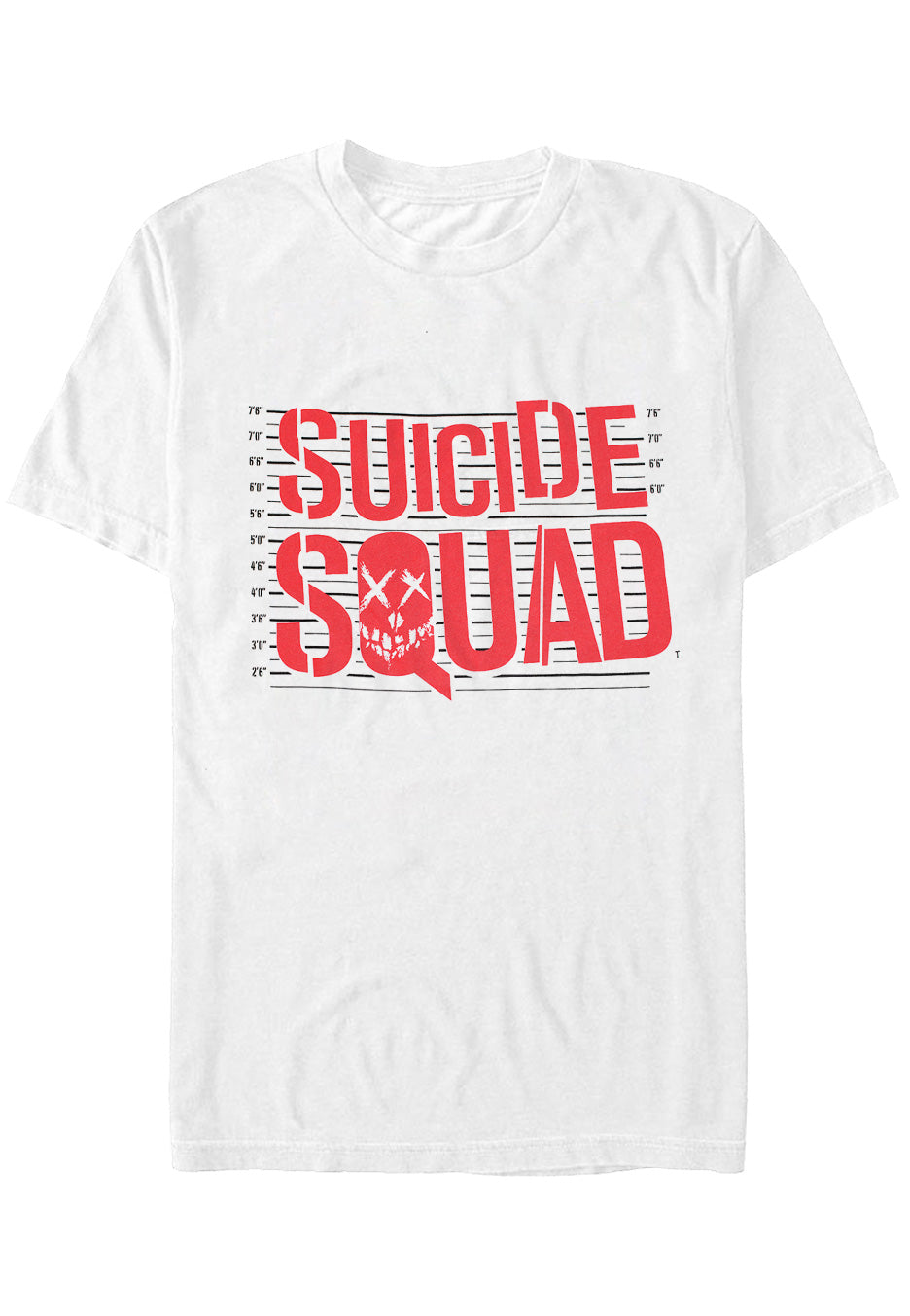 Suicide Squad - Logo Line Up White - T-Shirt | Neutral-Image