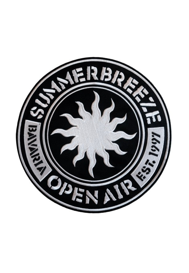 Summer Breeze Logo Sun Parche Trasero