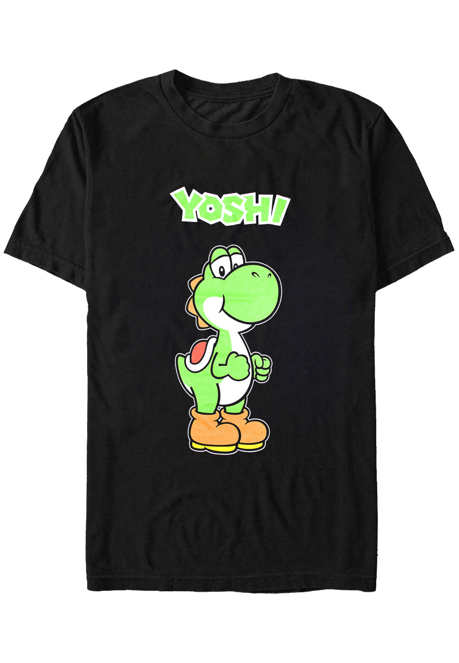 Super Mario - Yoshi Name Tag - T-Shirt | Neutral-Image