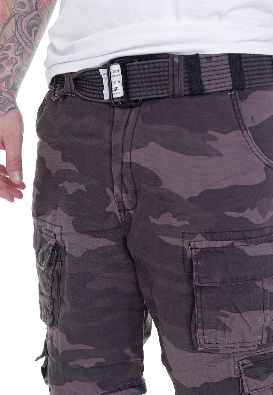 Surplus - Division Black Camo - Shorts