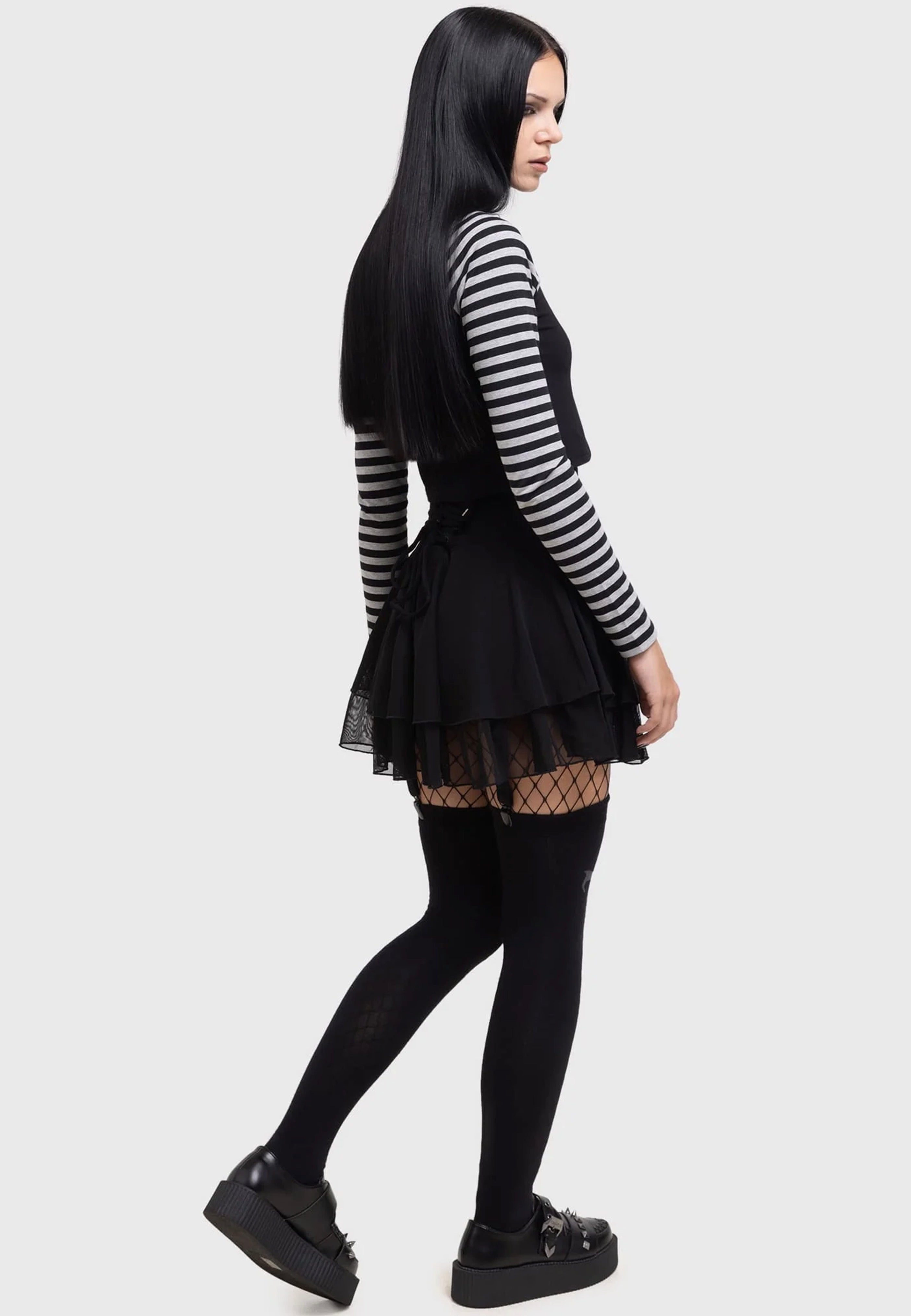 Killstar - Swordstorm Knee High Black - Socks | Neutral-Image