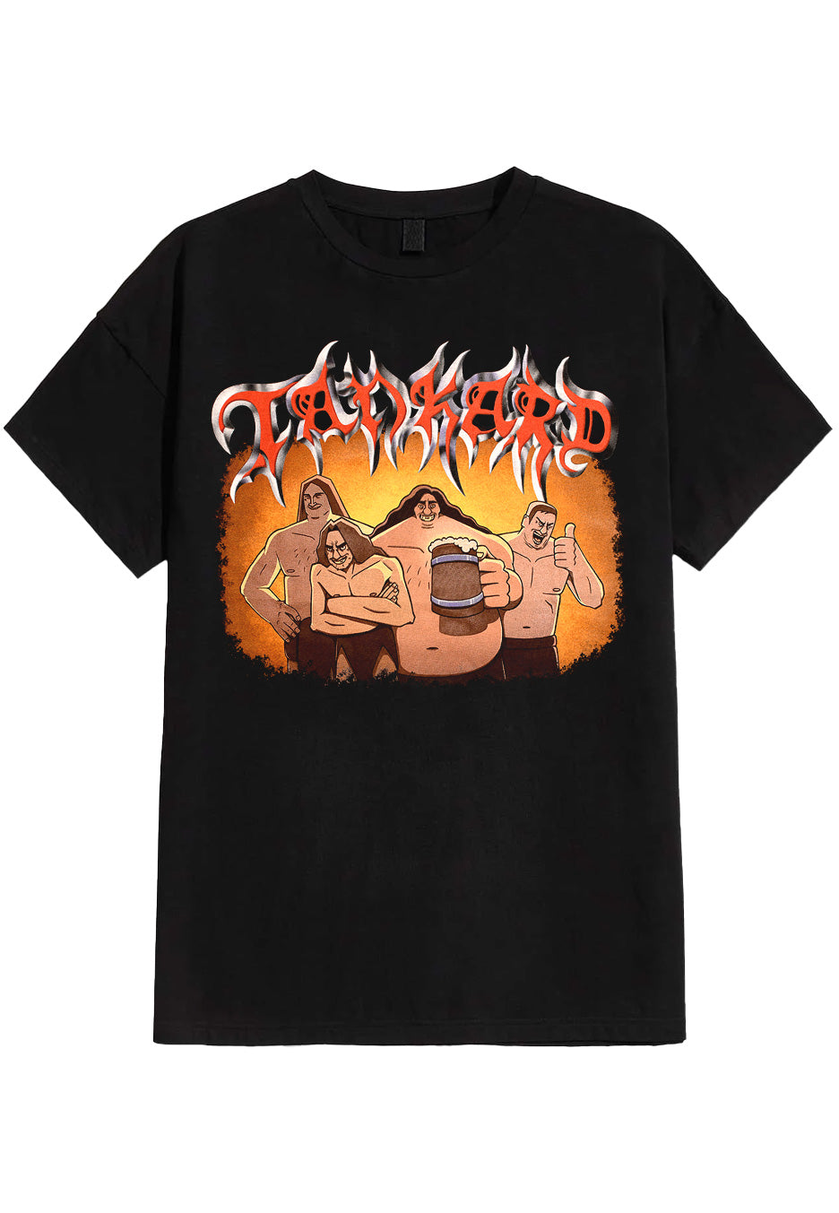 Tankard - Fat, Ugly & Old - T-Shirt | Neutral-Image