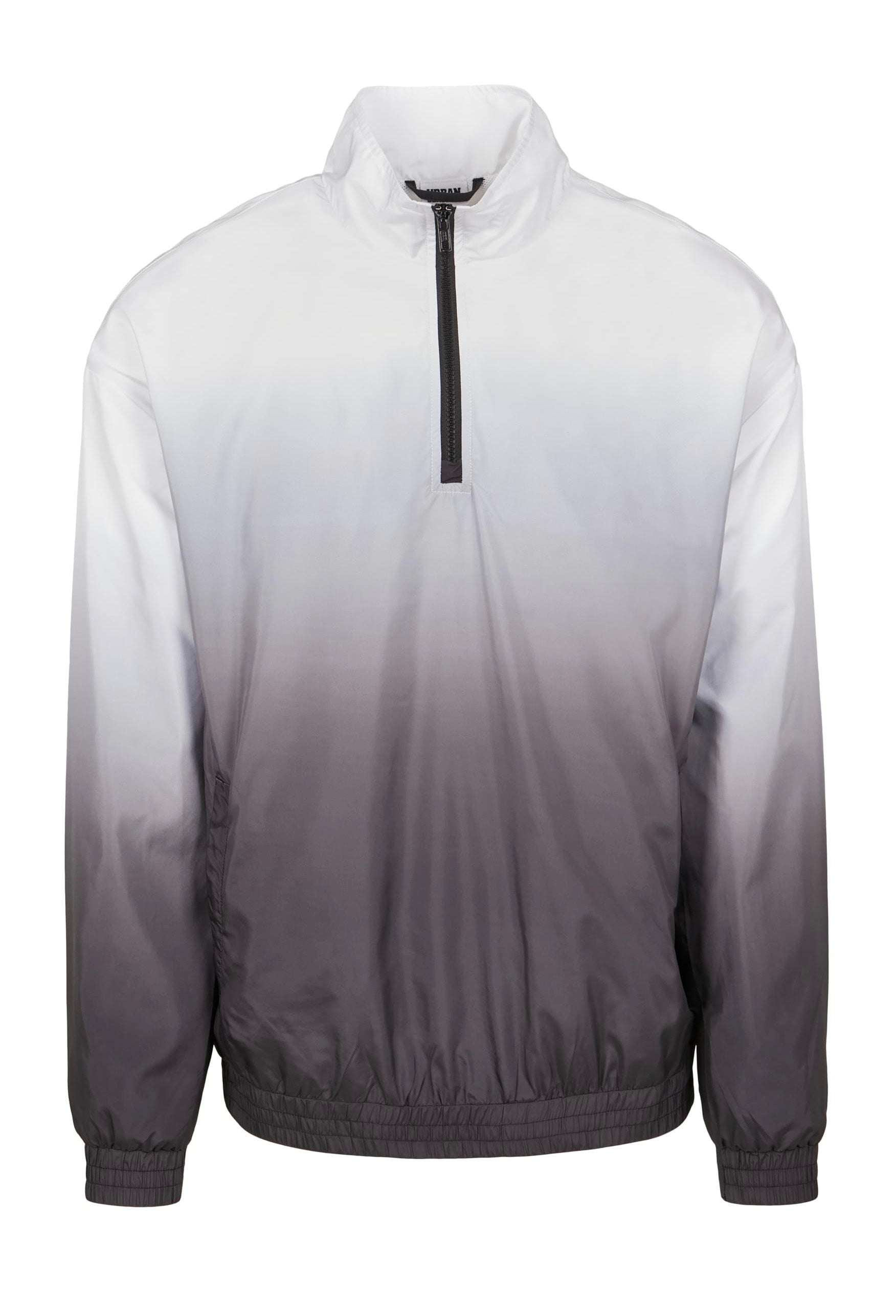 Urban Classics - Gradient Pull Over Jacket Black/White - Jacket | Men-Image
