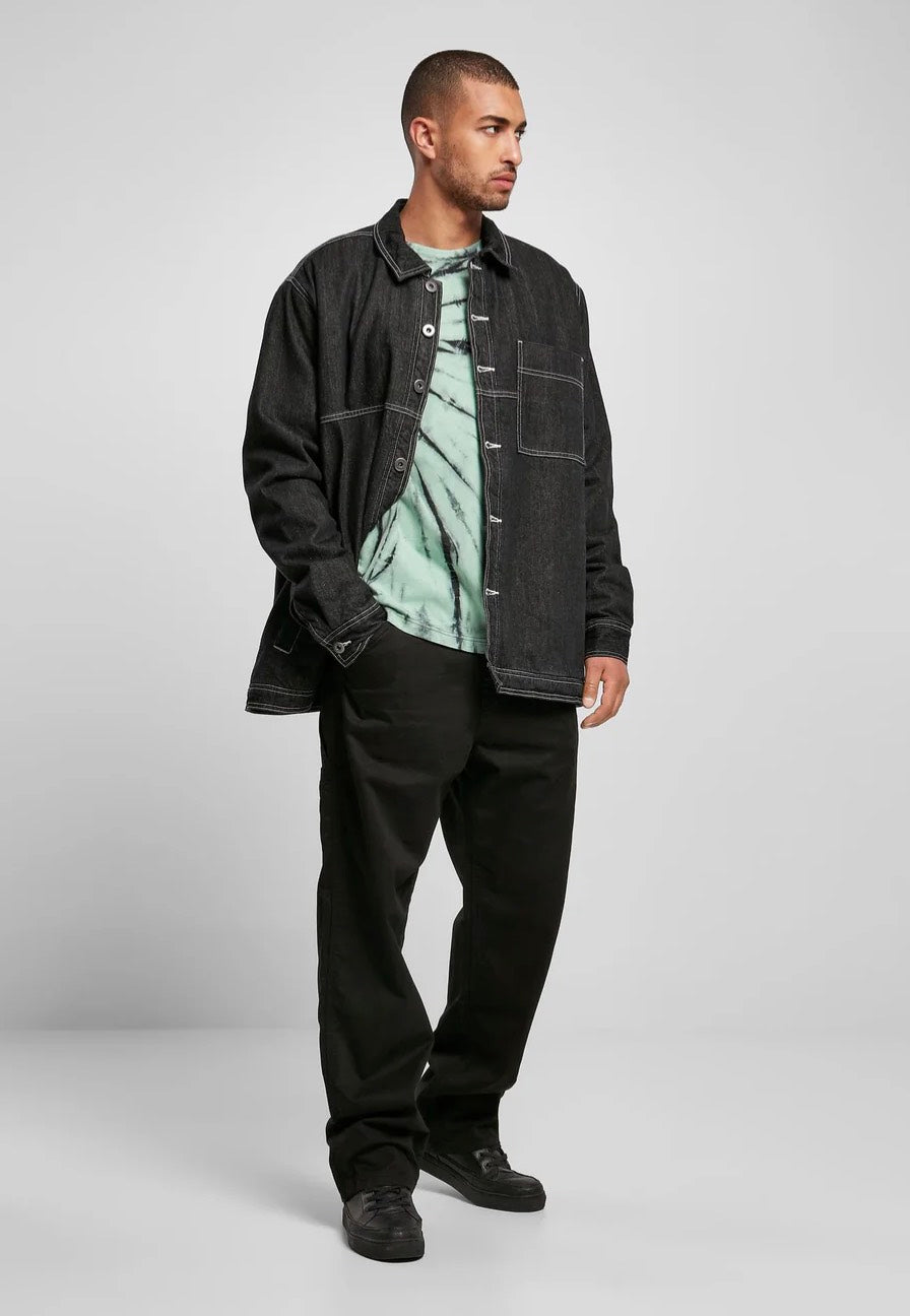 Urban Classics - Oversized Trucker Black Raw - Jacket | Men-Image