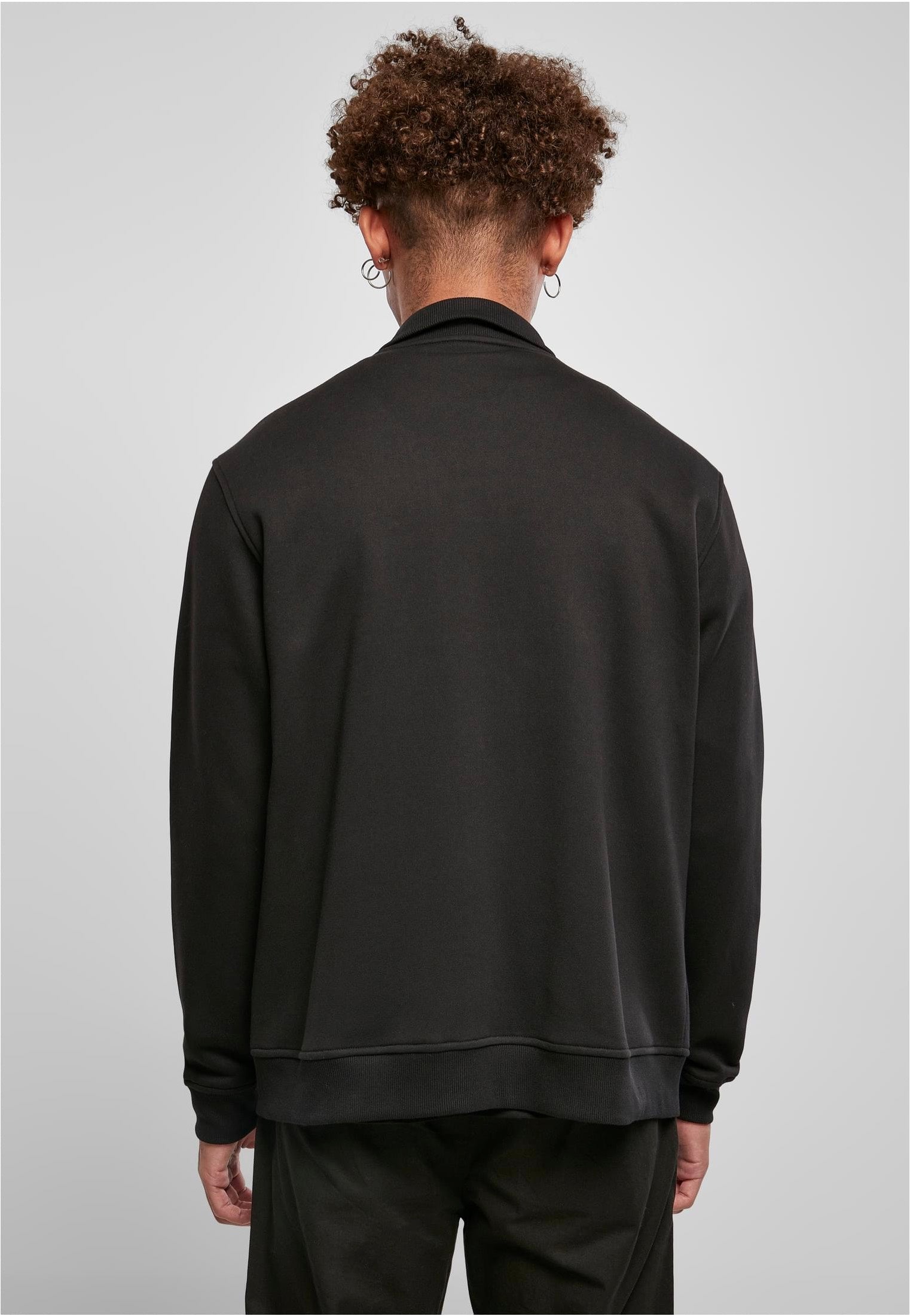 Urban Classics - M65 Sweat Bomber Black - Jacket | Men-Image