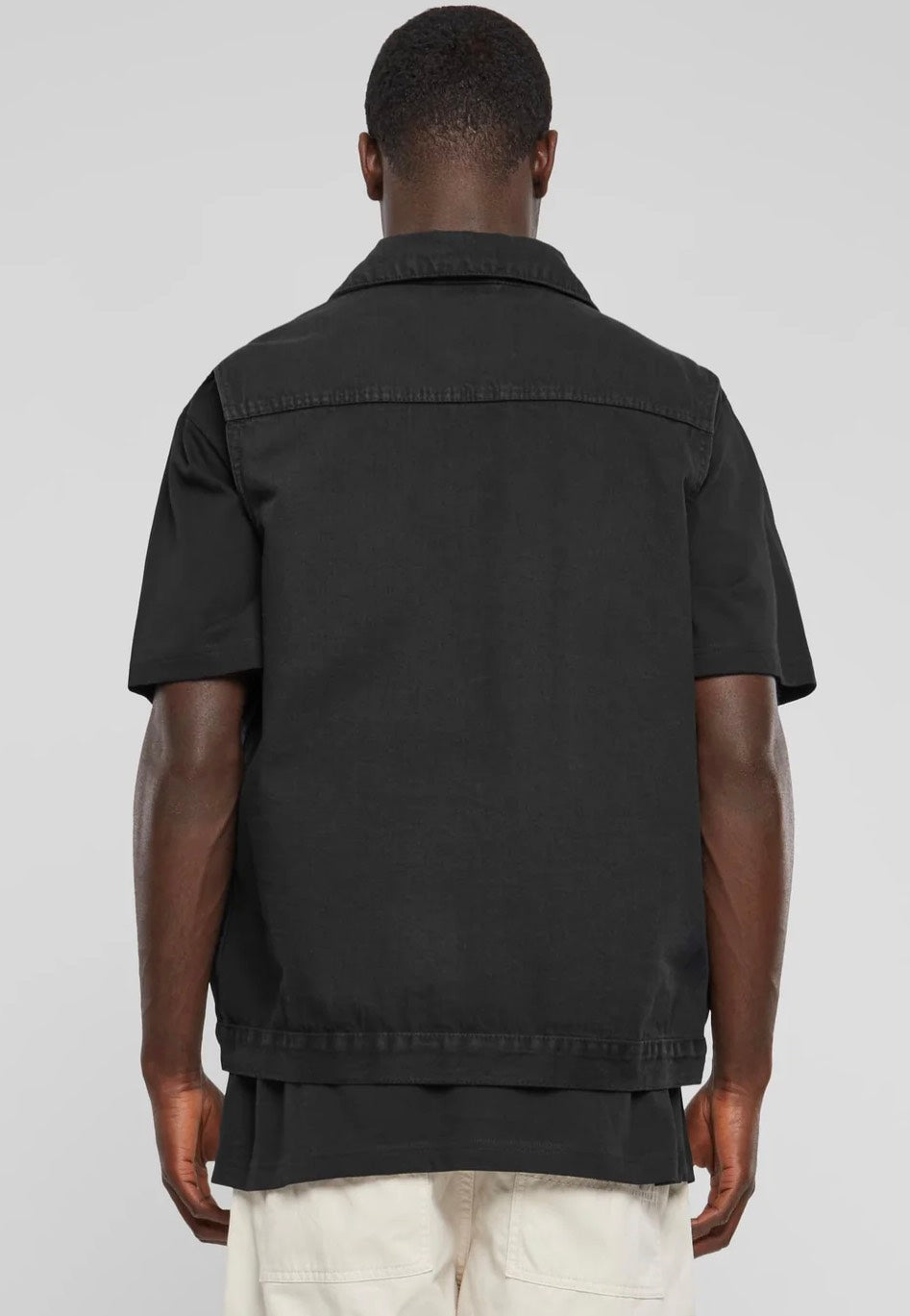 Urban Classics - Denim Black Dark - Jeans Vest | Men-Image