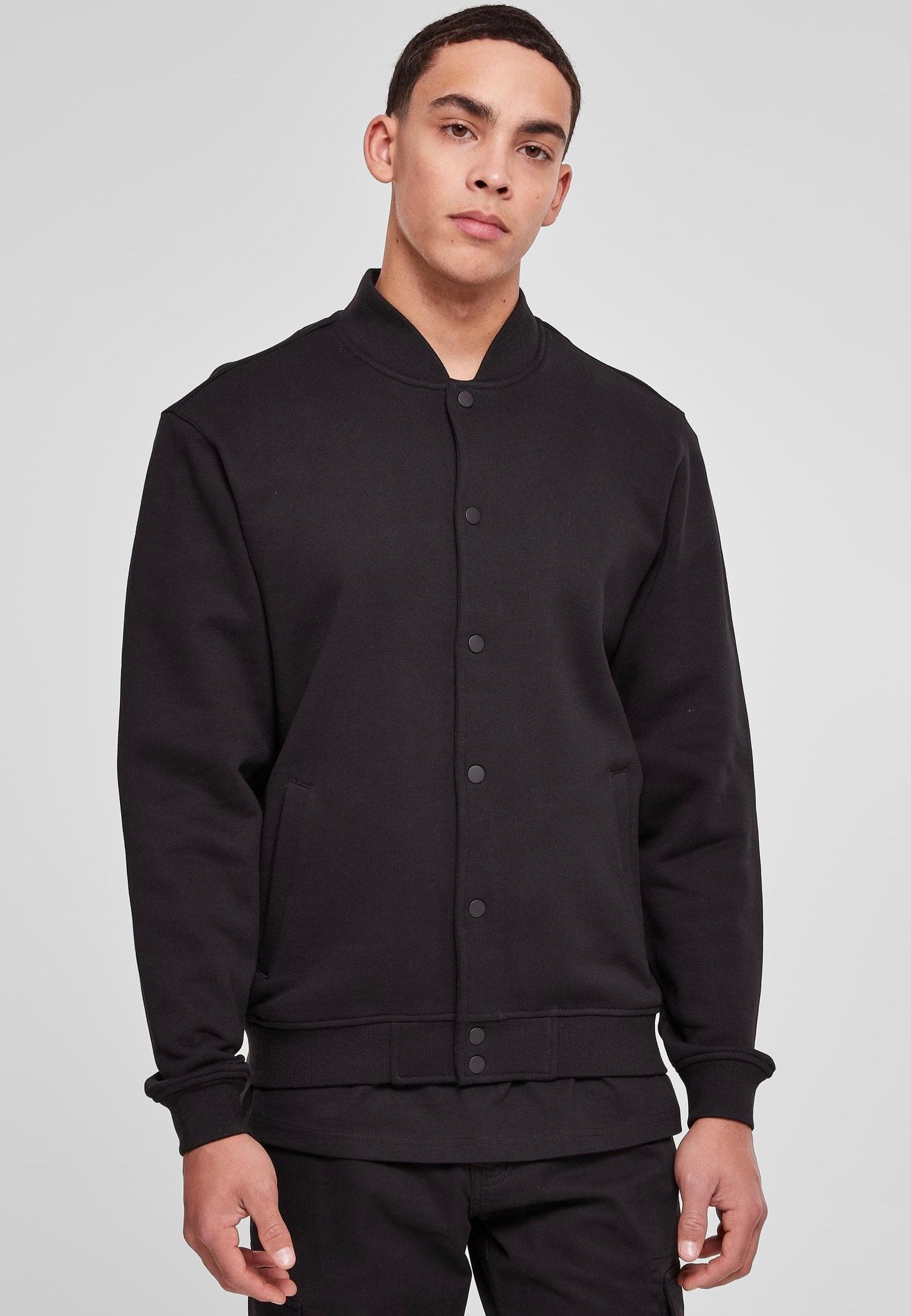 Urban Classics - Ultra Heavy Solid Black - College Jacket