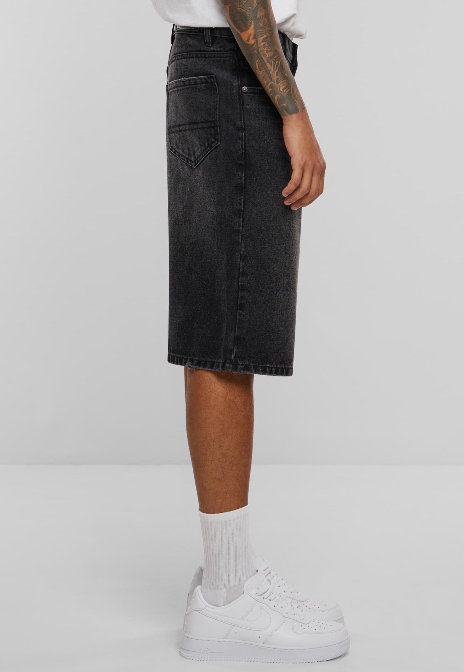 Urban Classics - 90's Heavy Denim Black Washed - Shorts