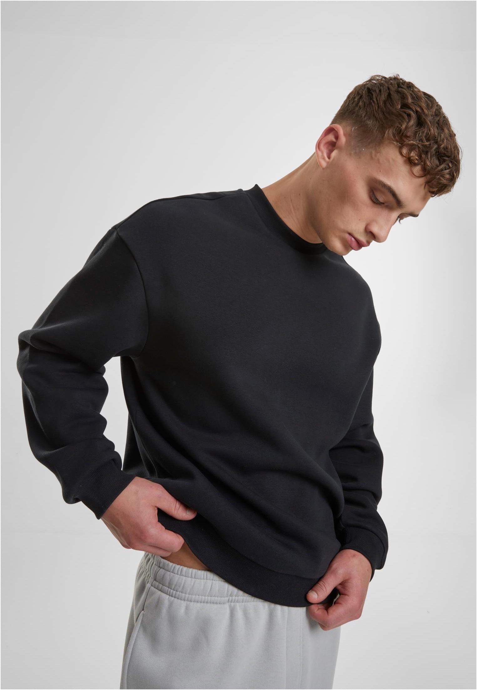 Urban Classics - Fluffy Black - Sweater | Men-Image