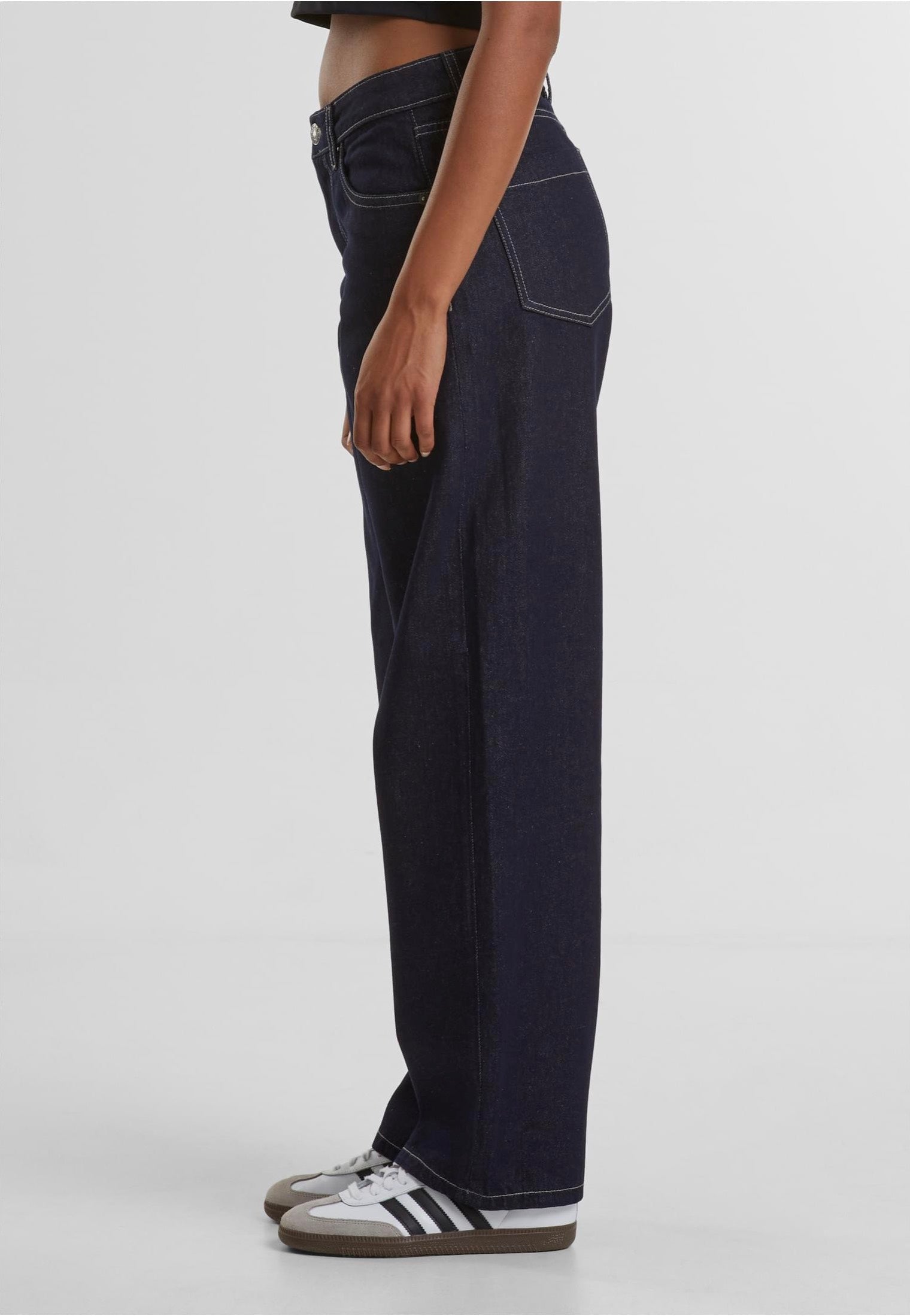 Urban Classics - Ladies Mid Waist 90´s Rinse Washed - Jeans | Women-Image