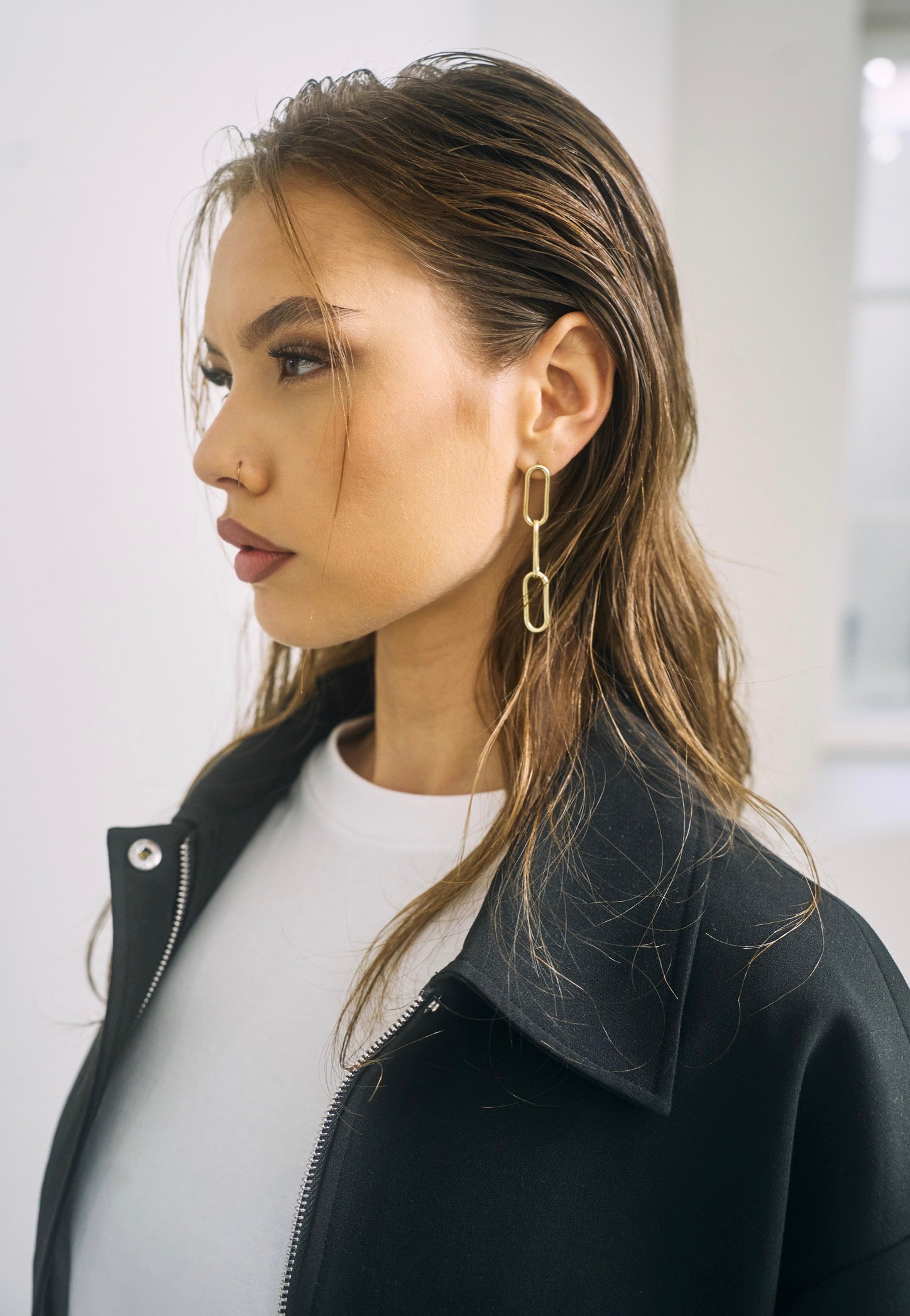 Urban Classics - Ladies Short Blouson Black - Jacket | Women-Image