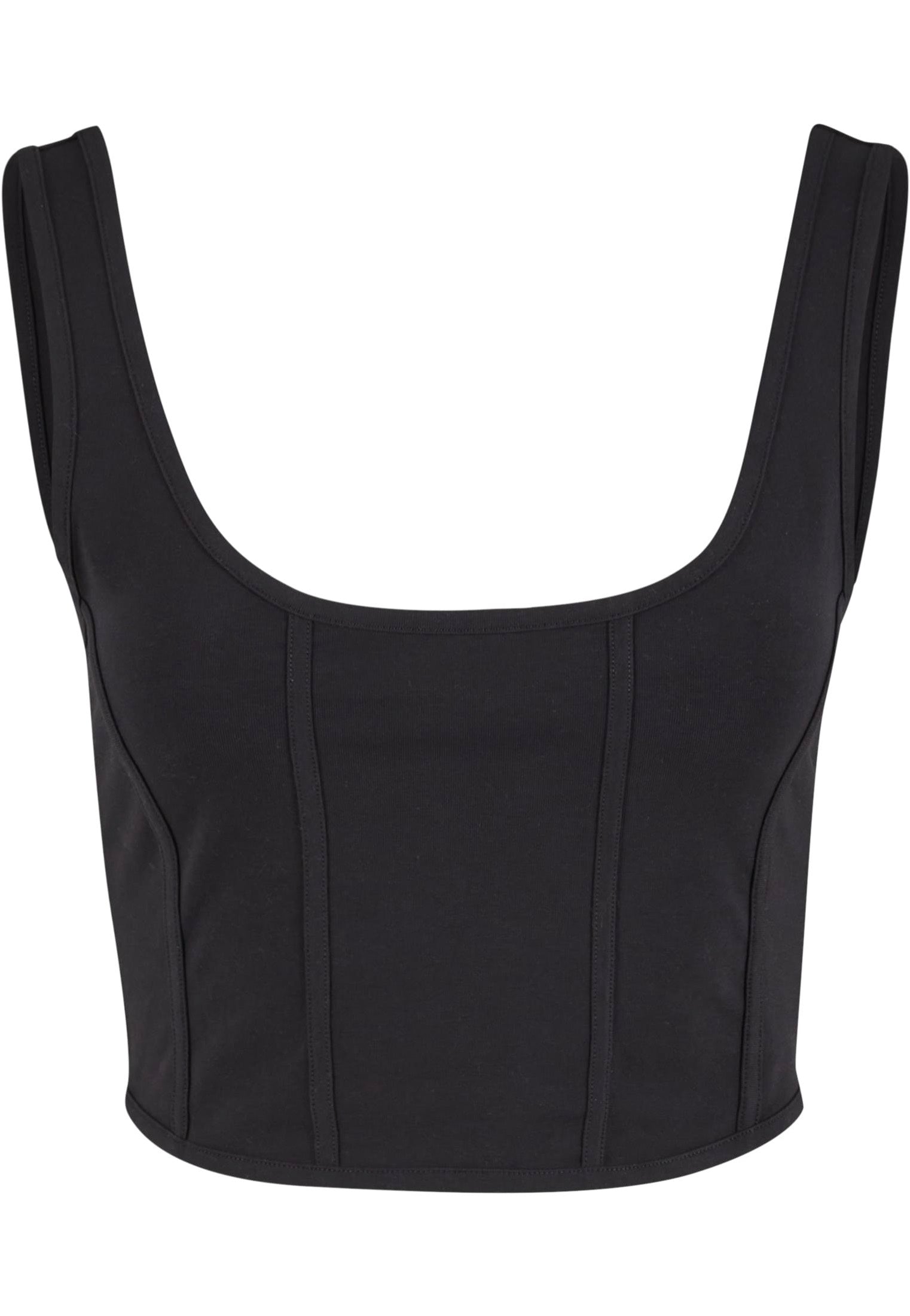 Urban Classics - Ladies Jersey Corsage Black - Top | Women-Image