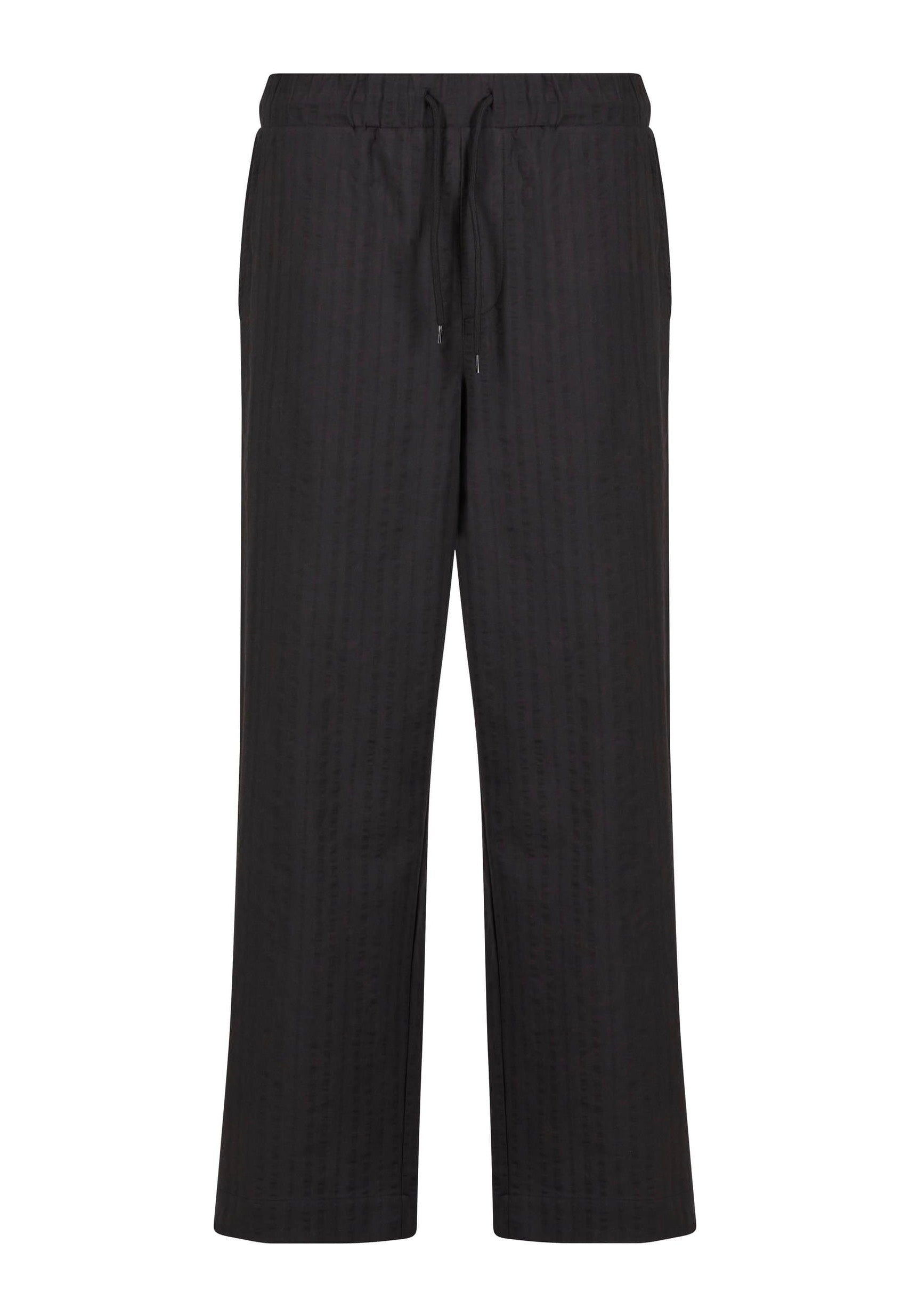 Urban Classics - Loose Seersucker Black - Pants | Men-Image