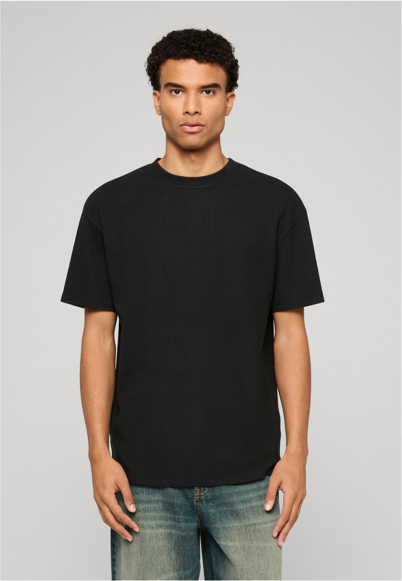 Urban Classics - Loose Fit Structured Black - T-Shirt | Nuclear Blast