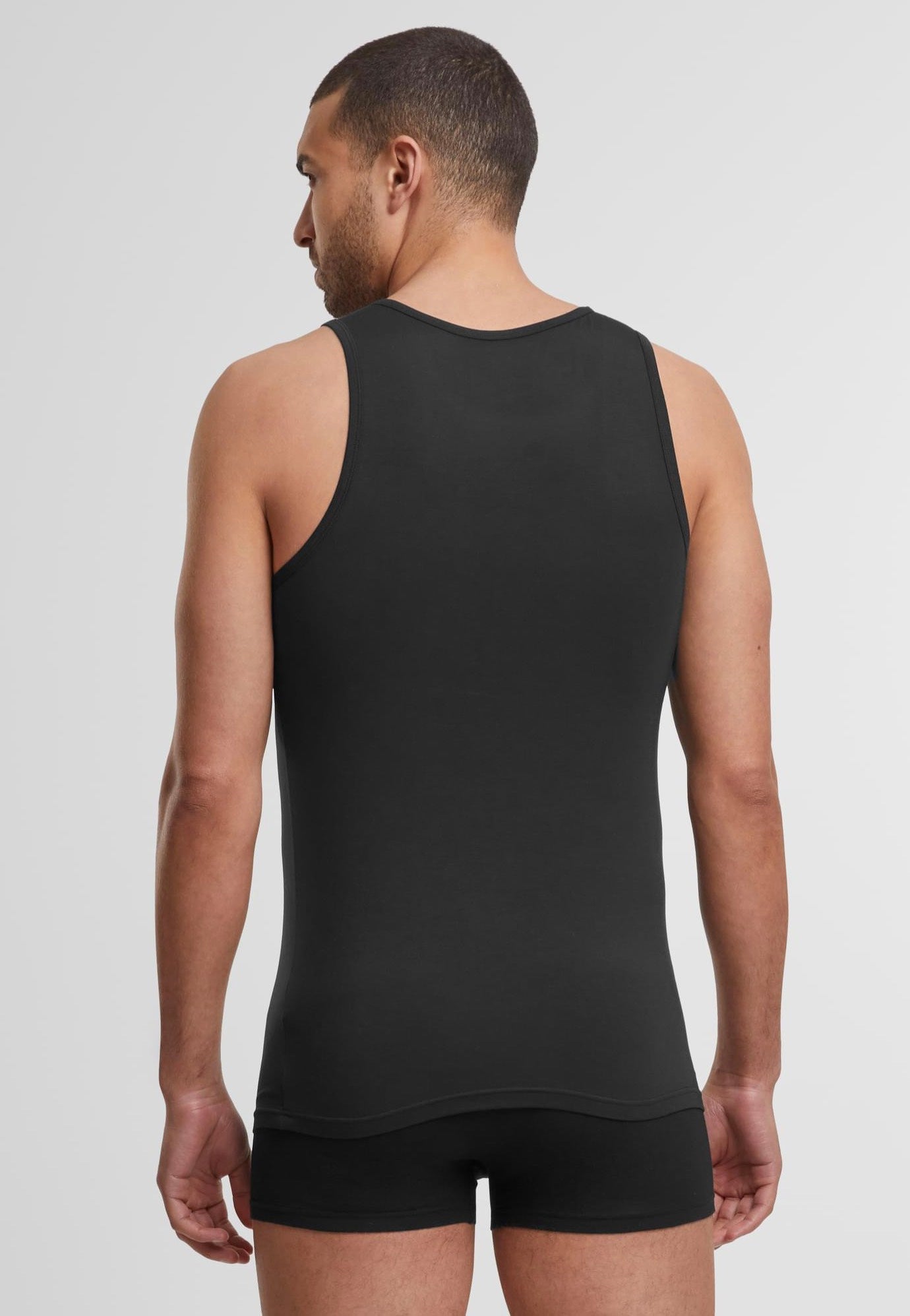 Urban Classics - Bamboo Basic Pack Of 2 Black+Black - Tank | Men-Image