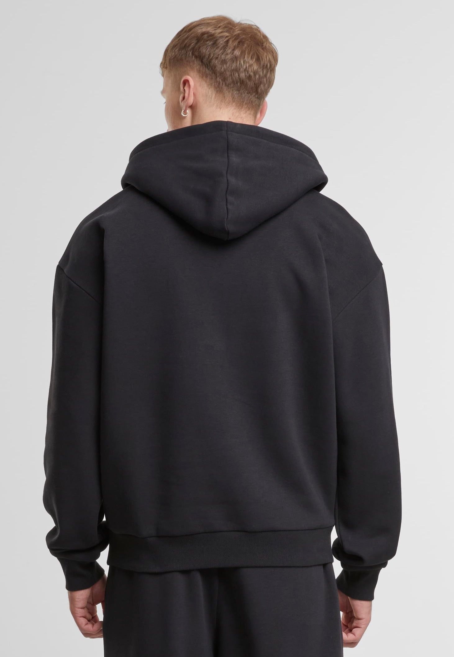 Urban Classics - Fluffy Oversized Black - Hoodie | Men-Image