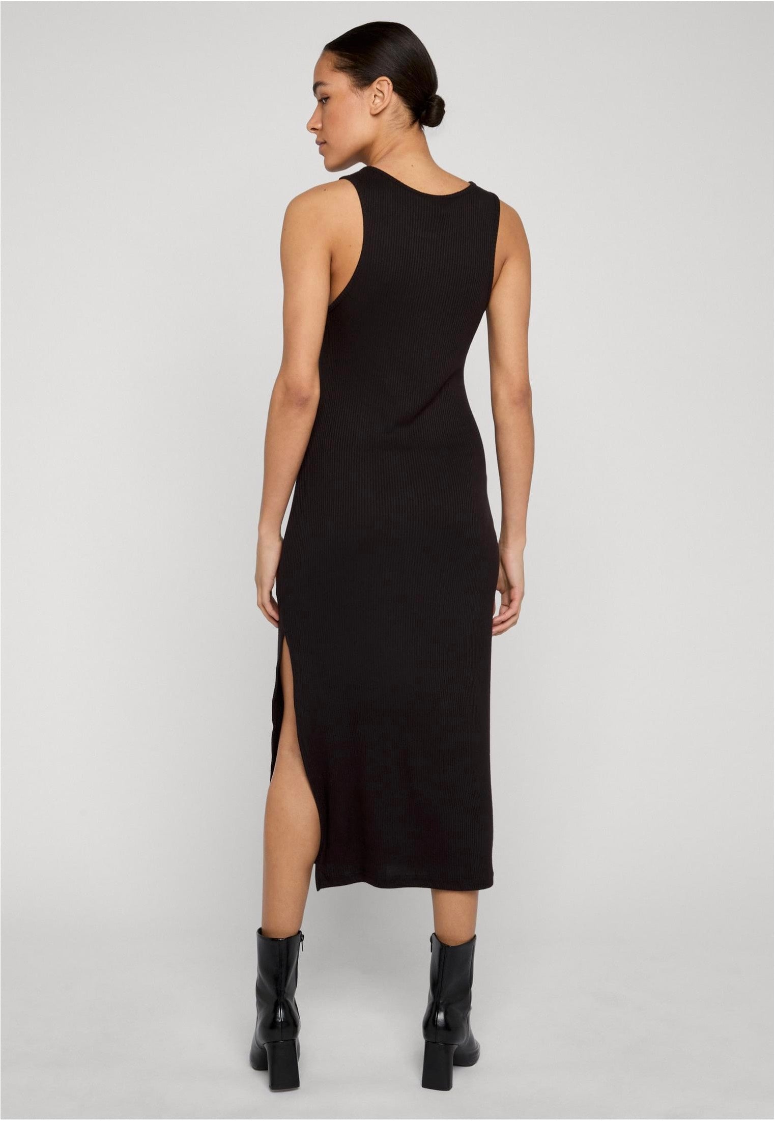 Urban Classics - Ladies Long Racerback Black - Dress | Women-Image