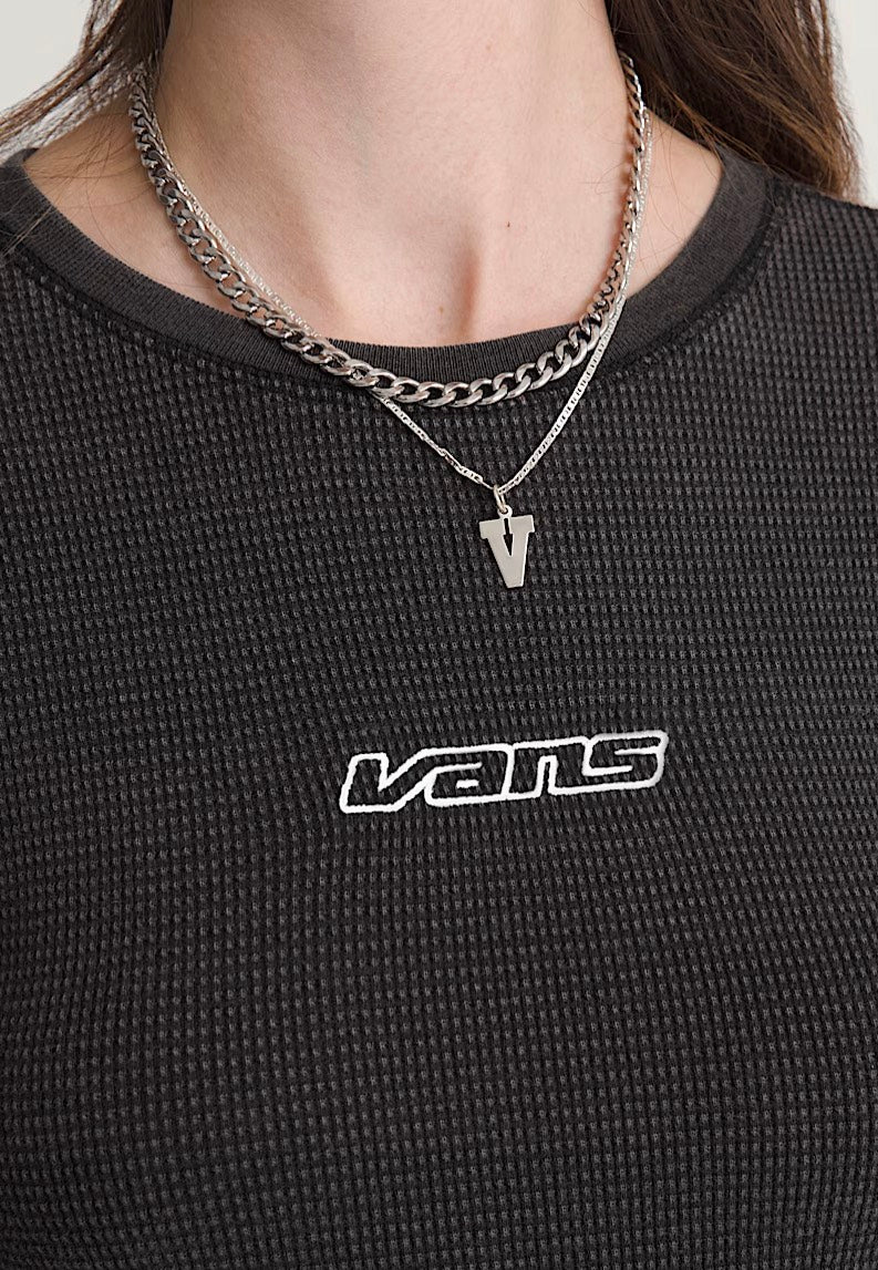 Vans - Teri Waffle Black - Longsleeve | Women-Image