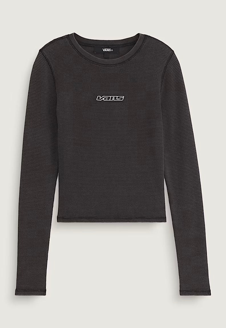 Vans - Teri Waffle Black - Longsleeve | Women-Image