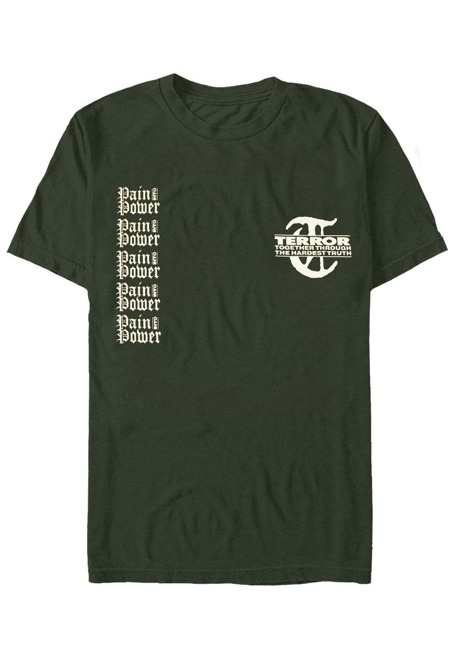 Terror - Pain Forest Green - T-Shirt