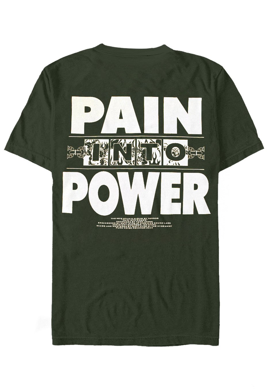 Terror - Pain Forest Green - T-Shirt