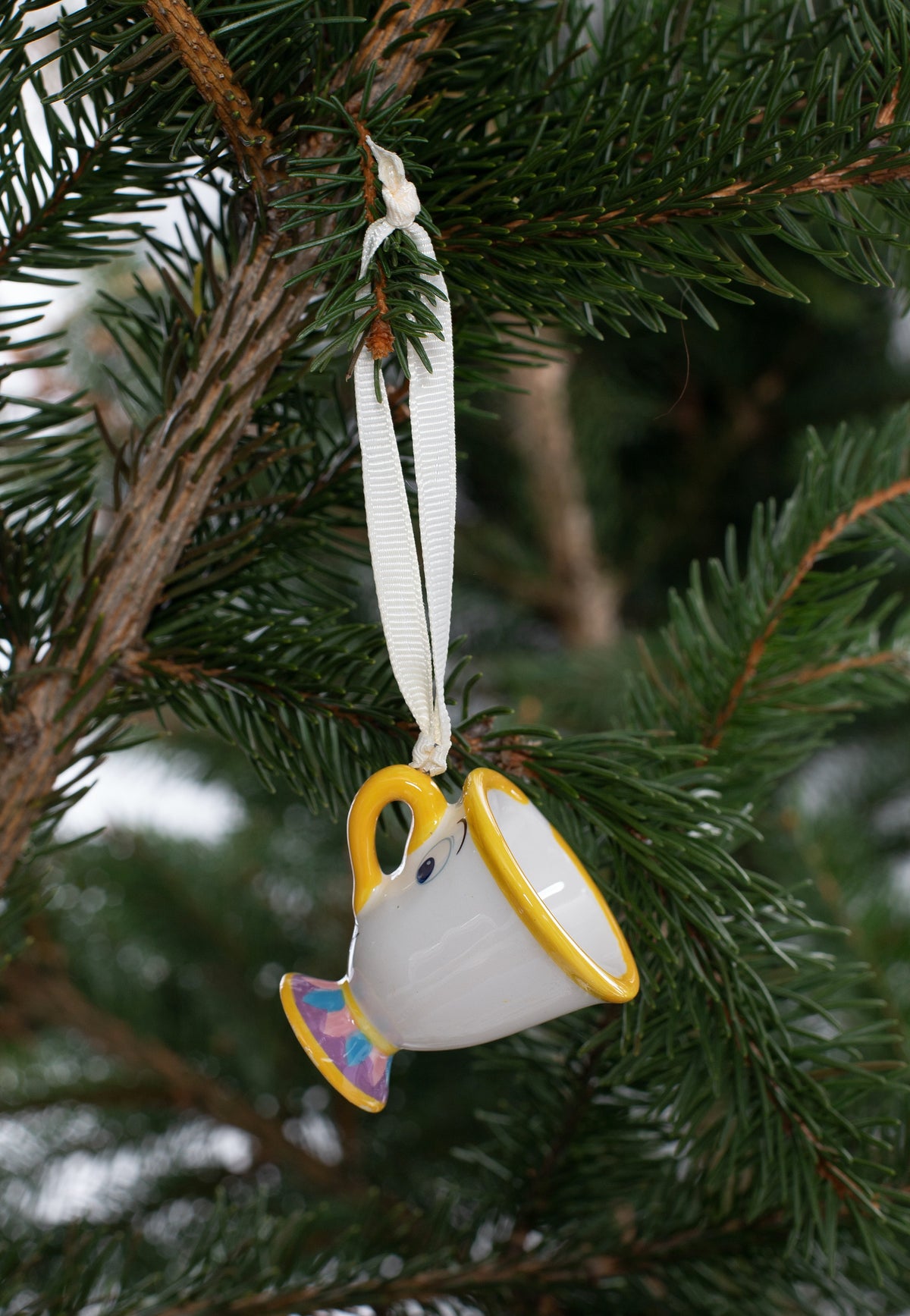 The Beauty And The Beast Chip Ornamentos para el árbol de Navidad