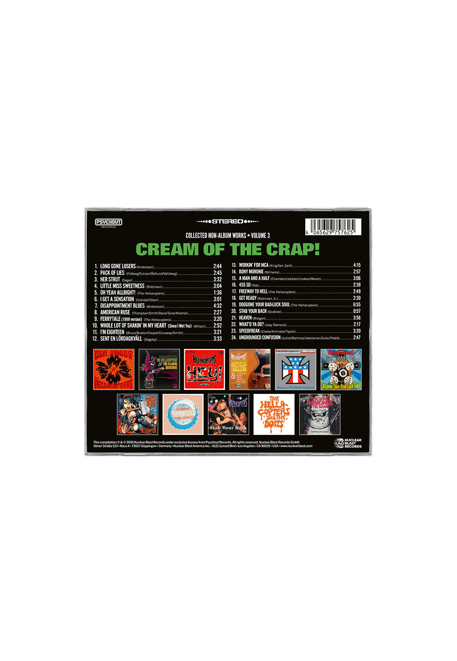 The Hellacopters - Cream Of The Crap! Collected Non-Album Works • Volume 3 - CD | Neutral-Image