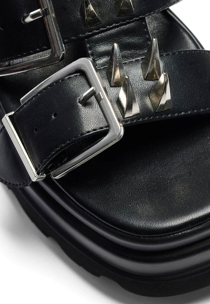 Koi Footwear - The Mage Resistor Spiked Black - Girl Sandals | Women-Image