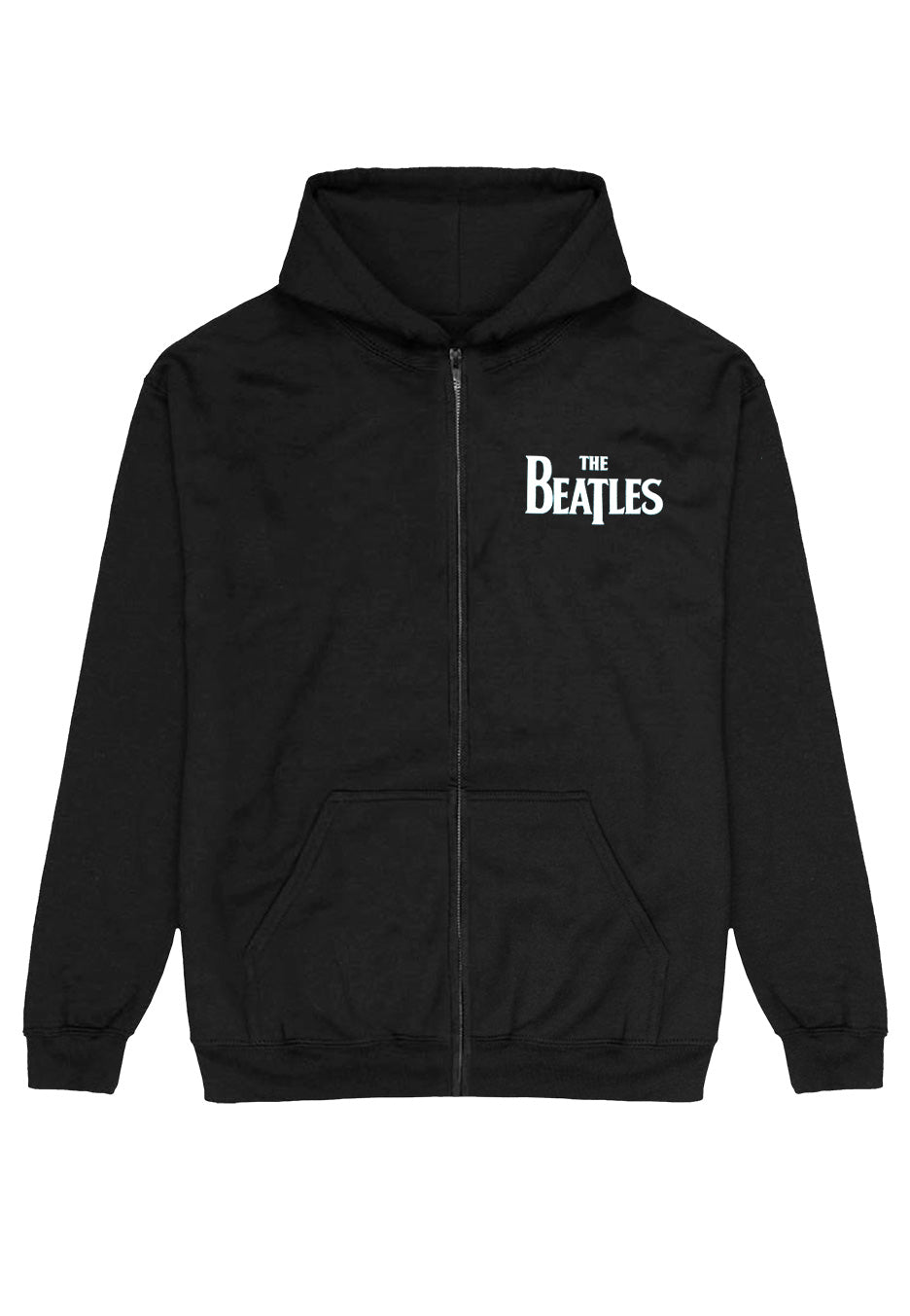 The Beatles - Drop T Logo Back Print - Zipper | Neutral-Image