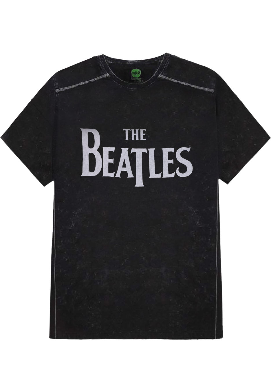 The Beatles - Drop T Logo Snow Wash - T-Shirt | Neutral-Image