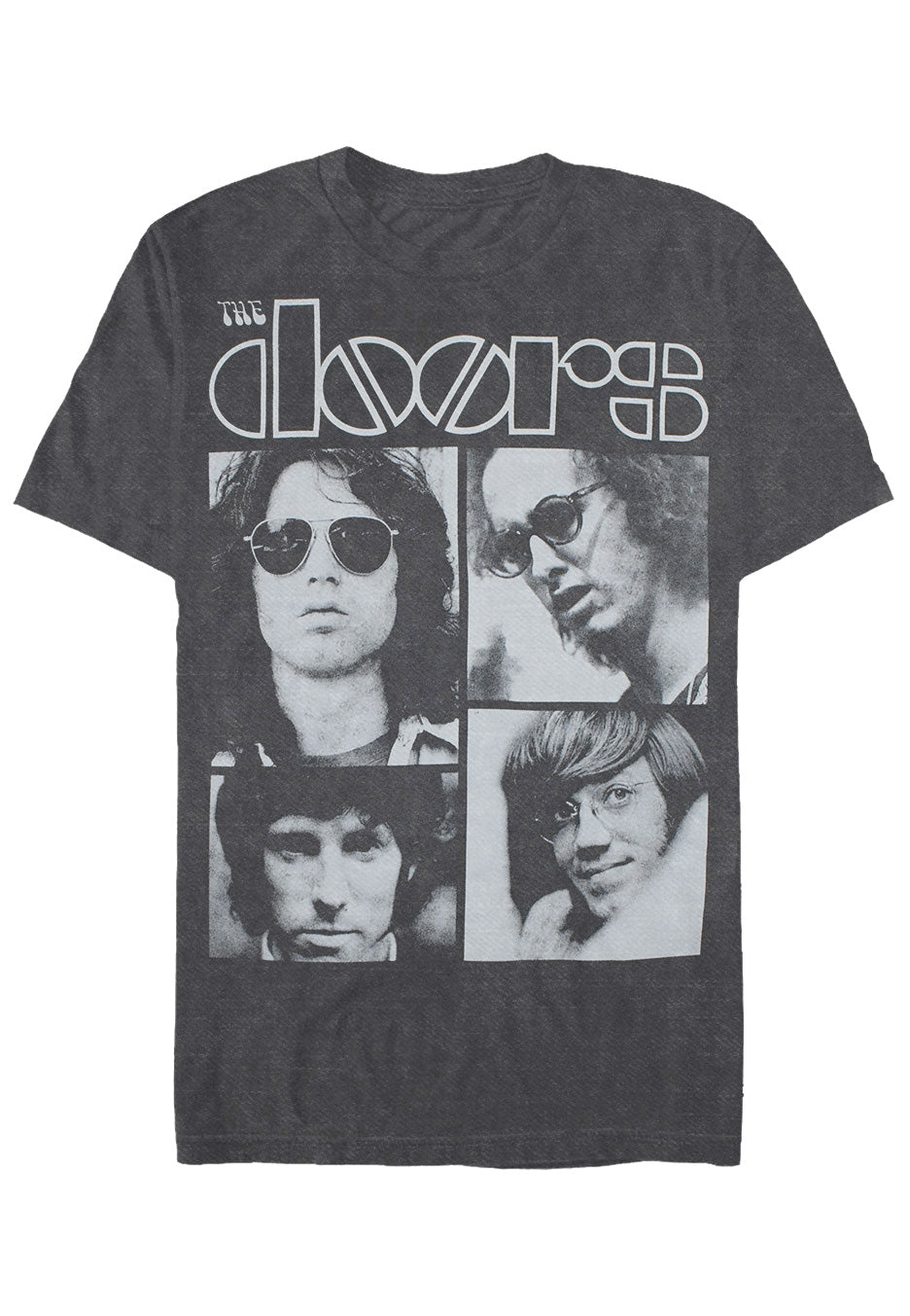 The Doors - Squares Stone Wash - T-Shirt | Neutral-Image