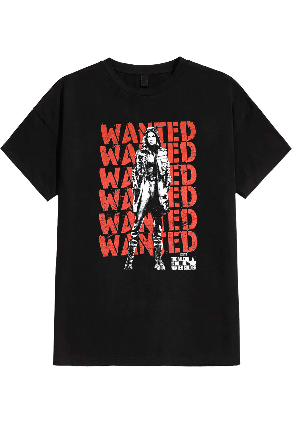 The Falcon & The Winter Soldier - Wanted Repeating - T-Shirt | Neutral-Image