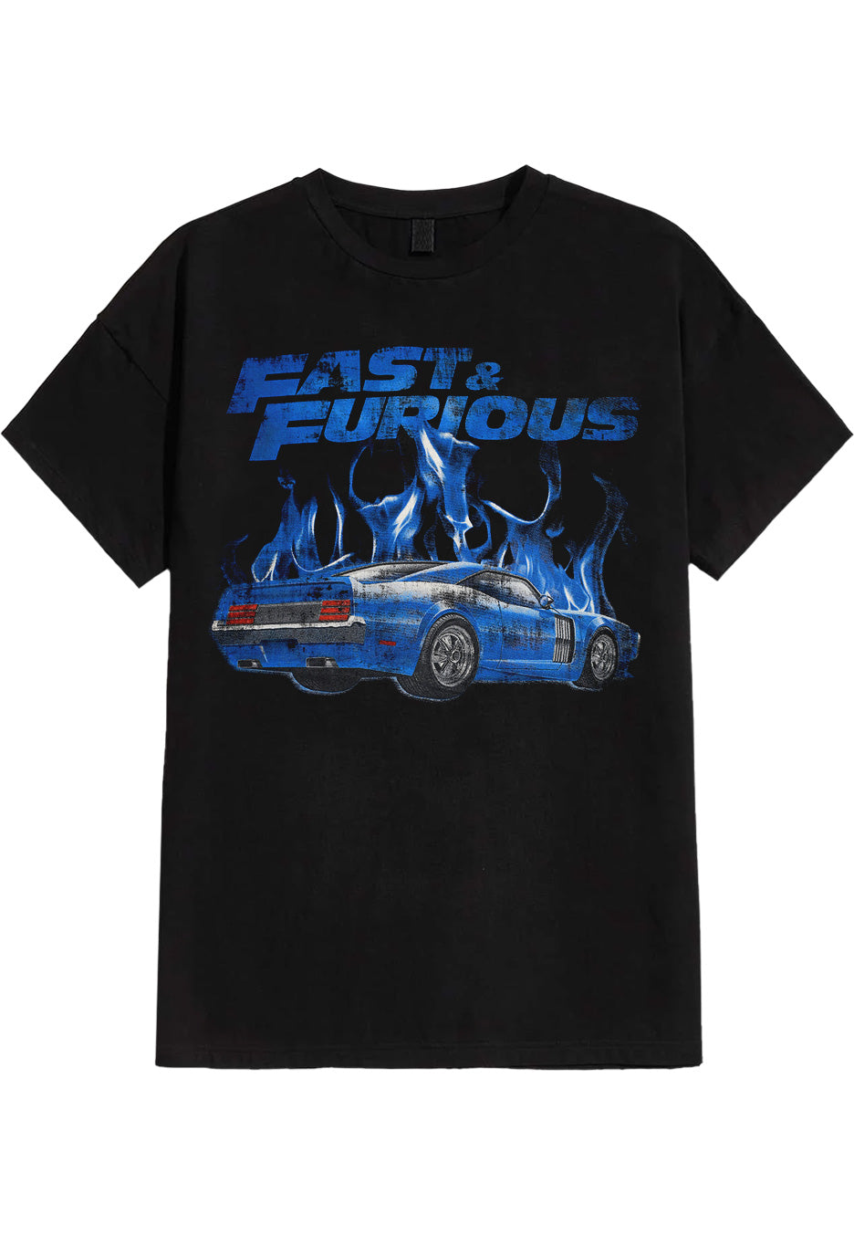 The Fast And The Furious - Blue Flames - T-Shirt | Neutral-Image