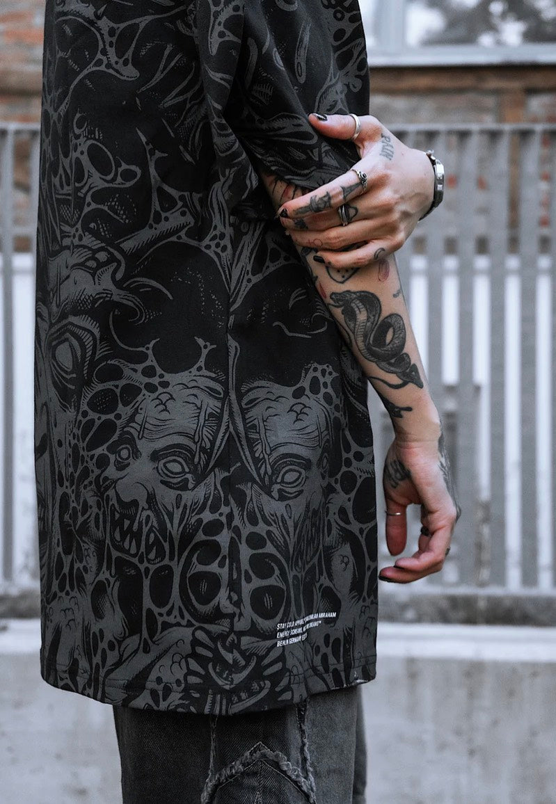 Stay Cold Apparel - The Hollow Blaze Oversized - T-Shirt | Neutral-Image