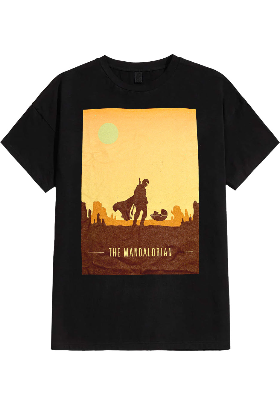 The Mandalorian - The Retro Poster - T-Shirt | Neutral-Image