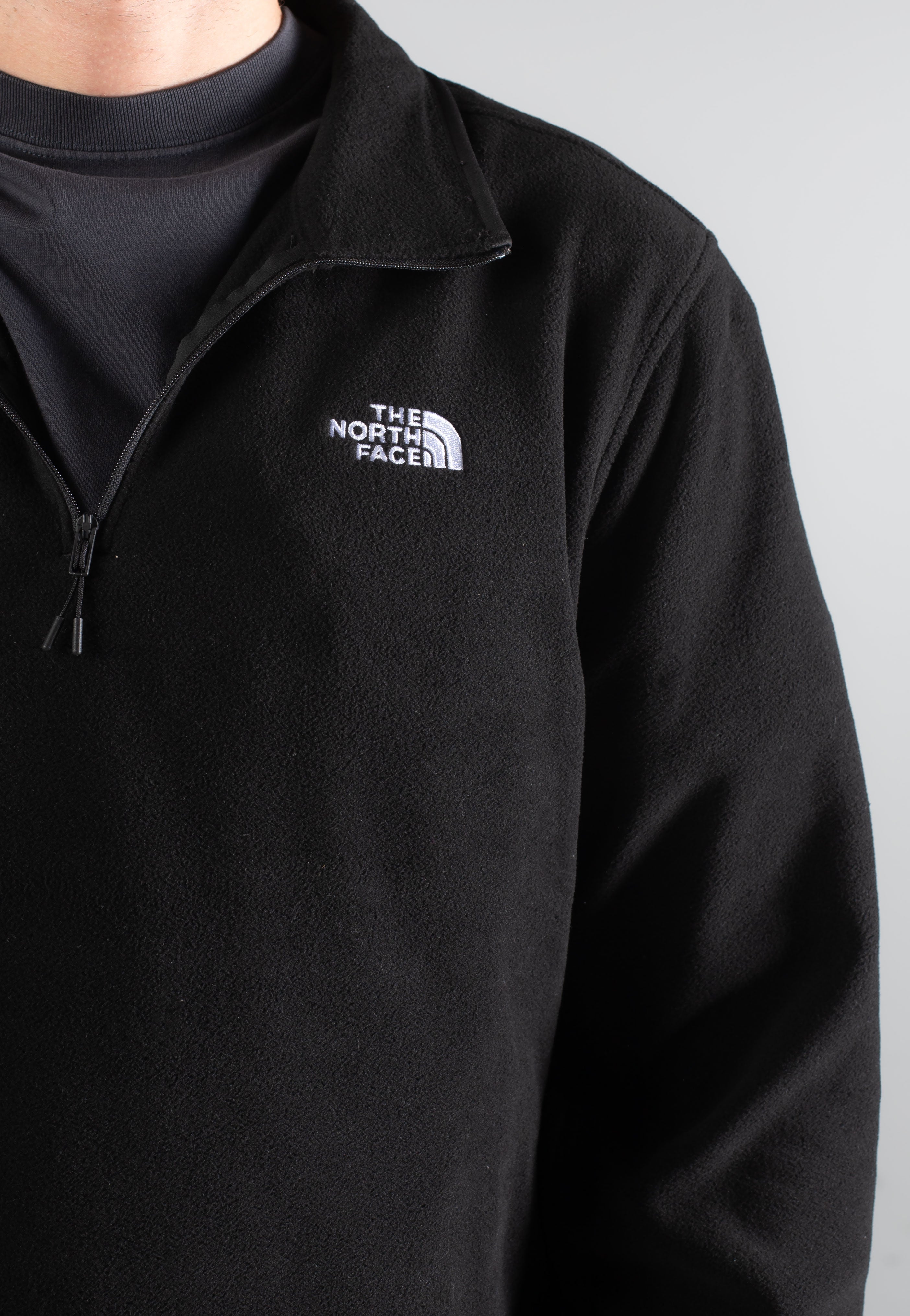 The North Face - Glacier Fleece 1/4 Zip TNF Black - Sweater | Men-Image