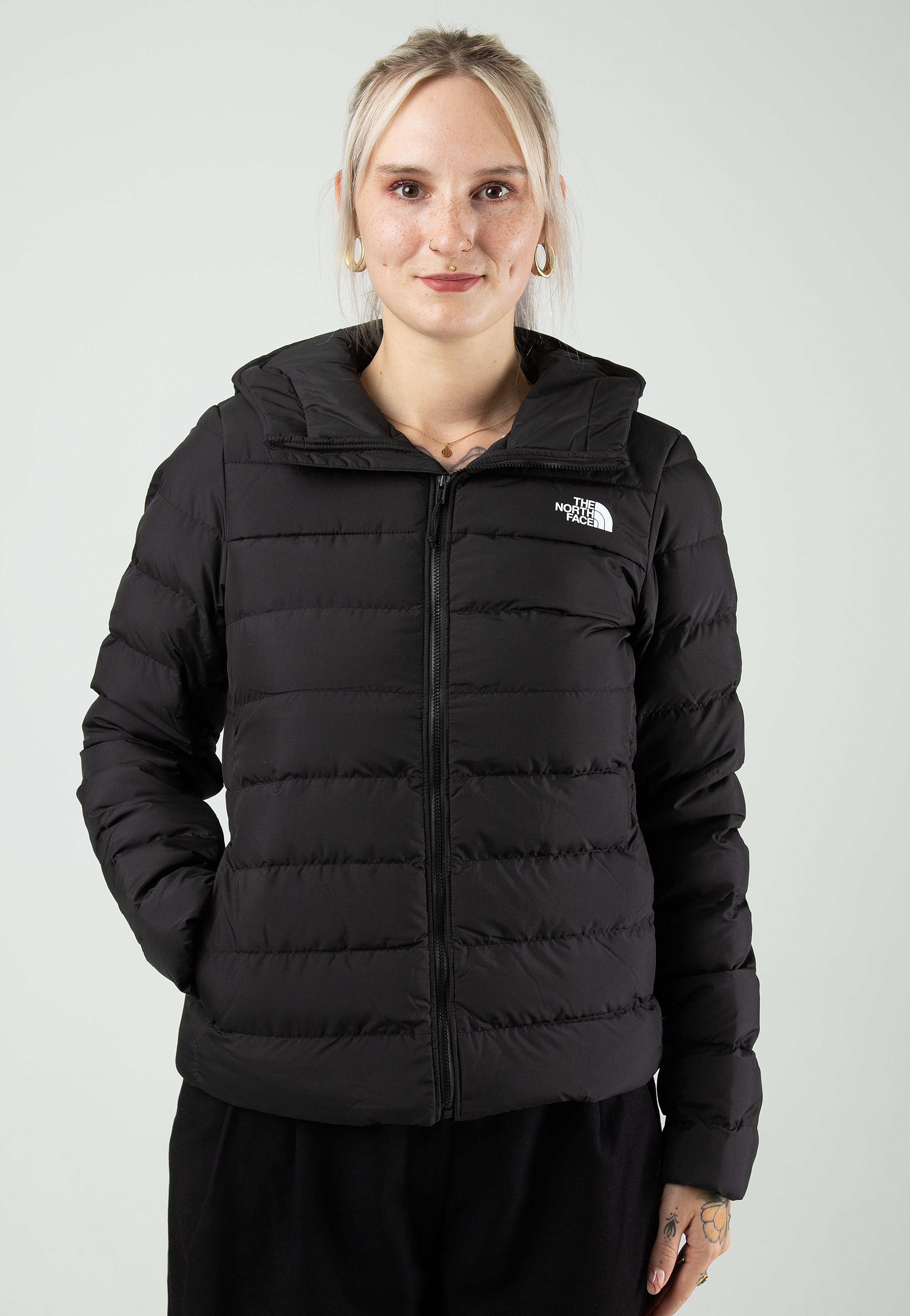 Womens north face aconcagua jacket black discount