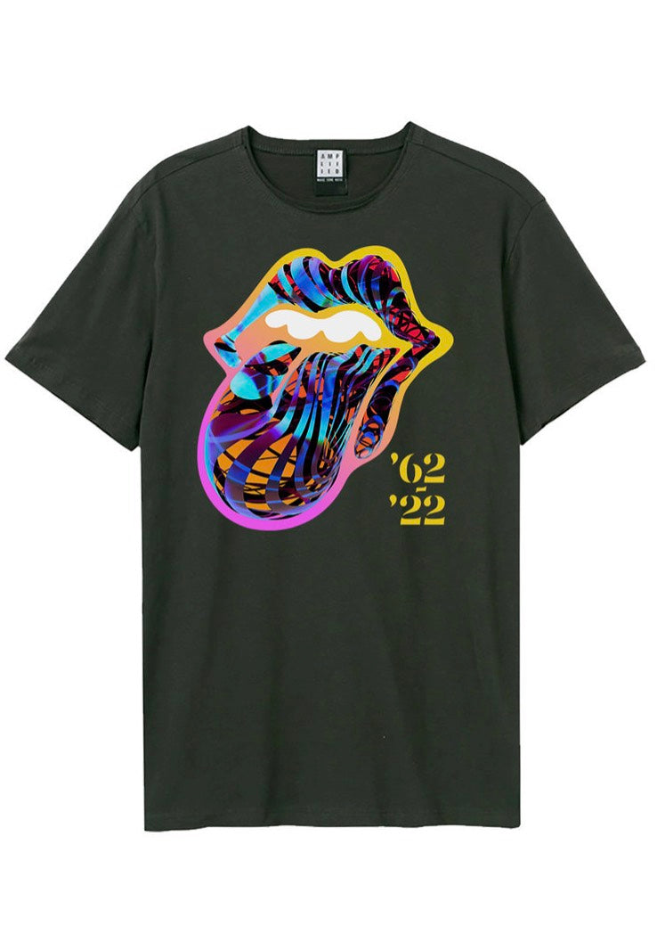The Rolling Stones - Sixty Tongue Charcoal - T-Shirt | Neutral-Image