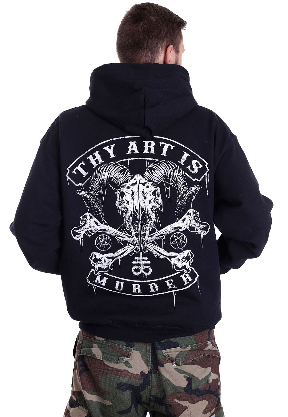 Thy Art Is Murder - Baphomet Skull - Hoodie | Men-Image