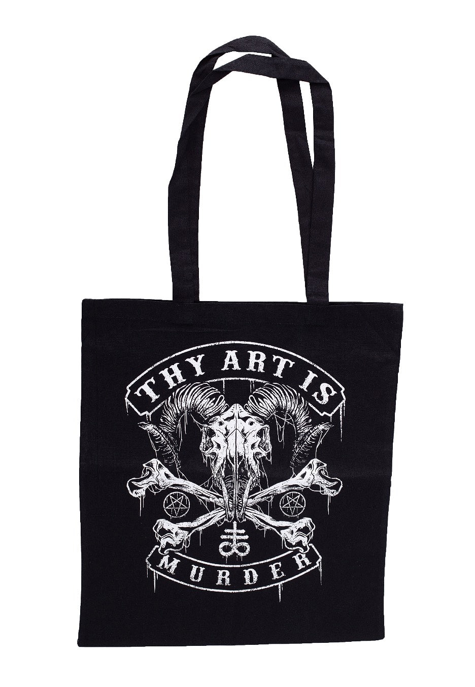 Thy Art Is Murder - Baphomet Skull - Tote Bag
