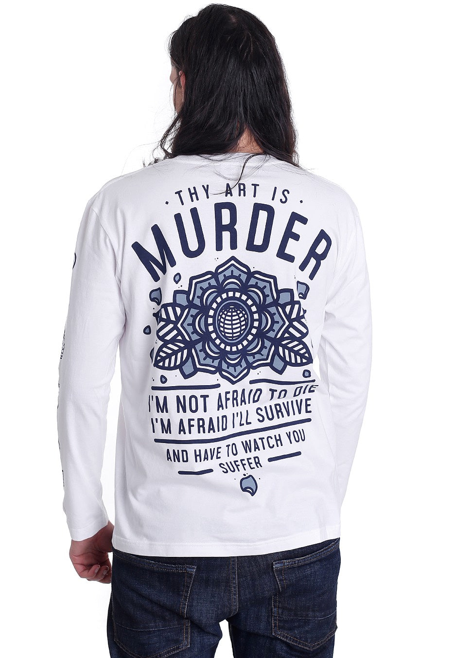 Thy Art Is Murder - Not Afraid White - Longsleeve | Men-Image