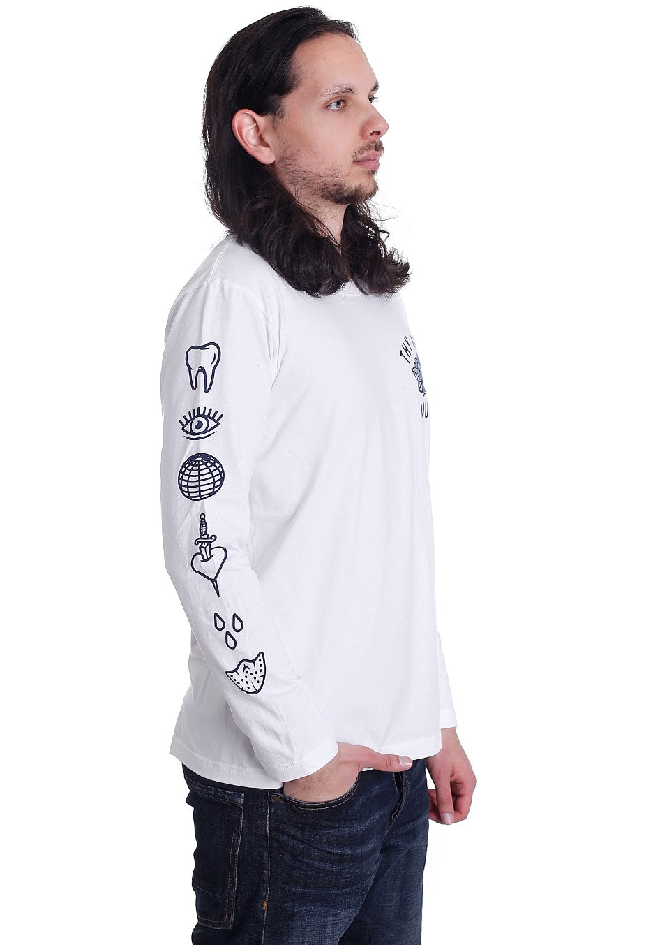 Thy Art Is Murder - Not Afraid White - Longsleeve | Men-Image