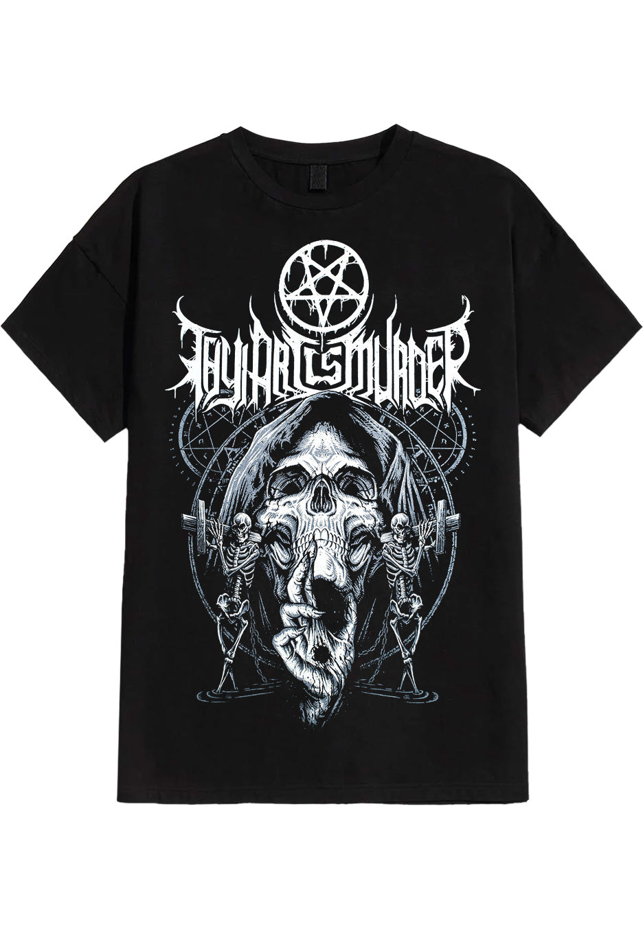 Thy Art Is Murder - Skull Pentagram - T-Shirt | Neutral-Image