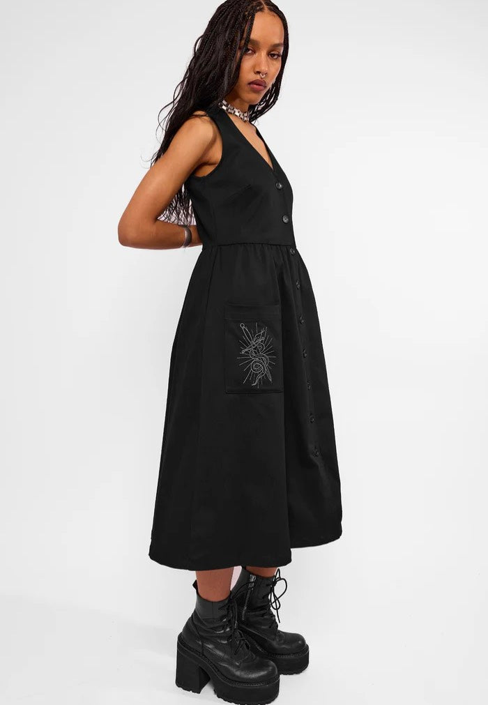 Mary Wyatt - Tilda Smock Black - Dress | Women-Image