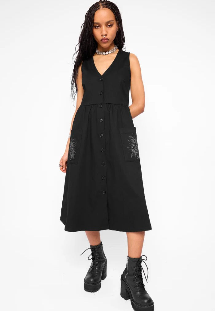 Mary Wyatt - Tilda Smock Black - Dress | Women-Image