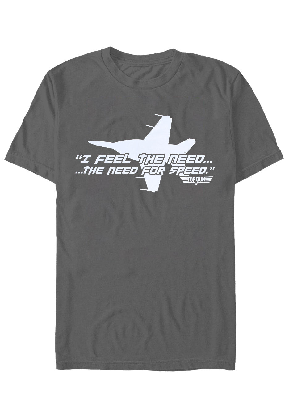 Top Gun - I Feel The Need For Speed Dark Grey - T-Shirt | Neutral-Image