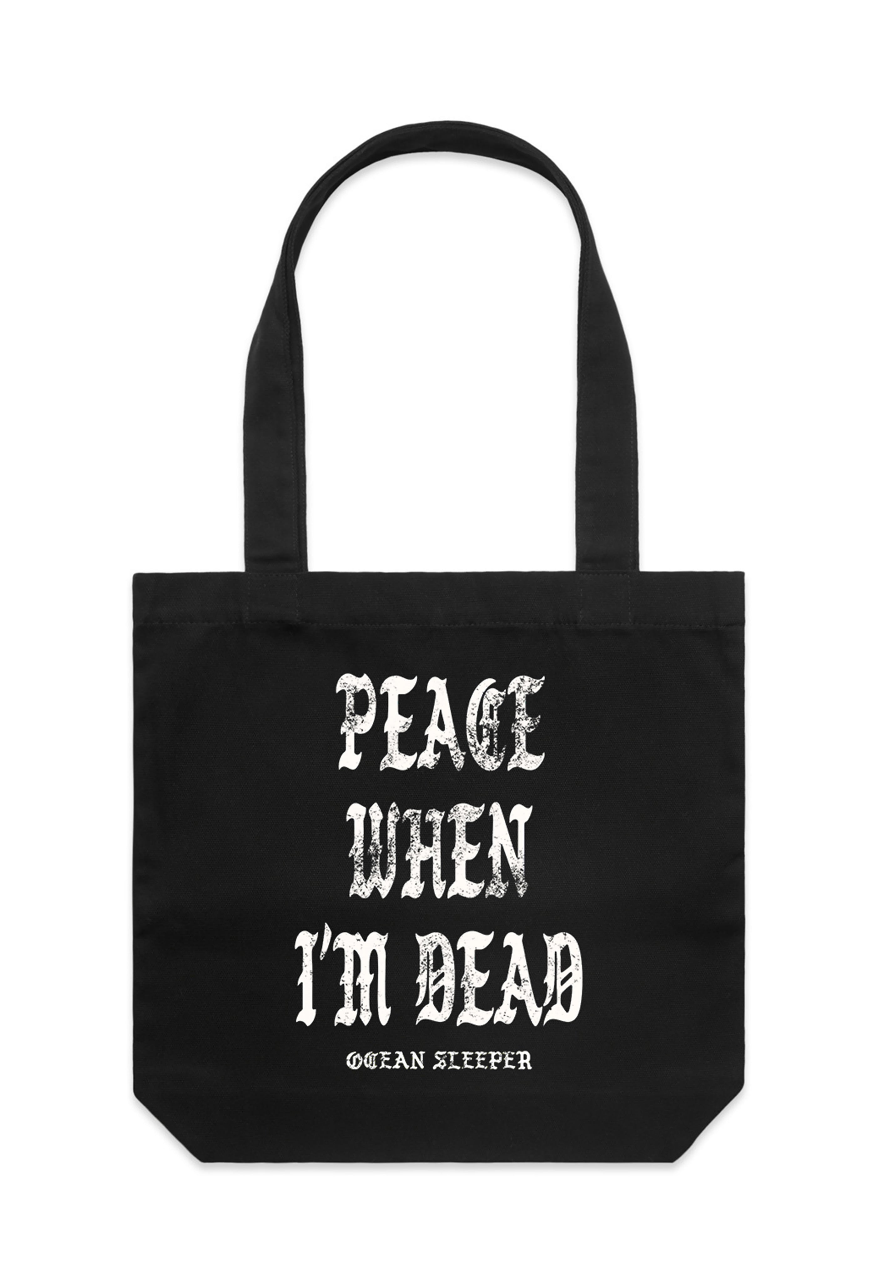 Ocean Sleeper - Peace When I´m Dead - Totebag | Neutral-Image