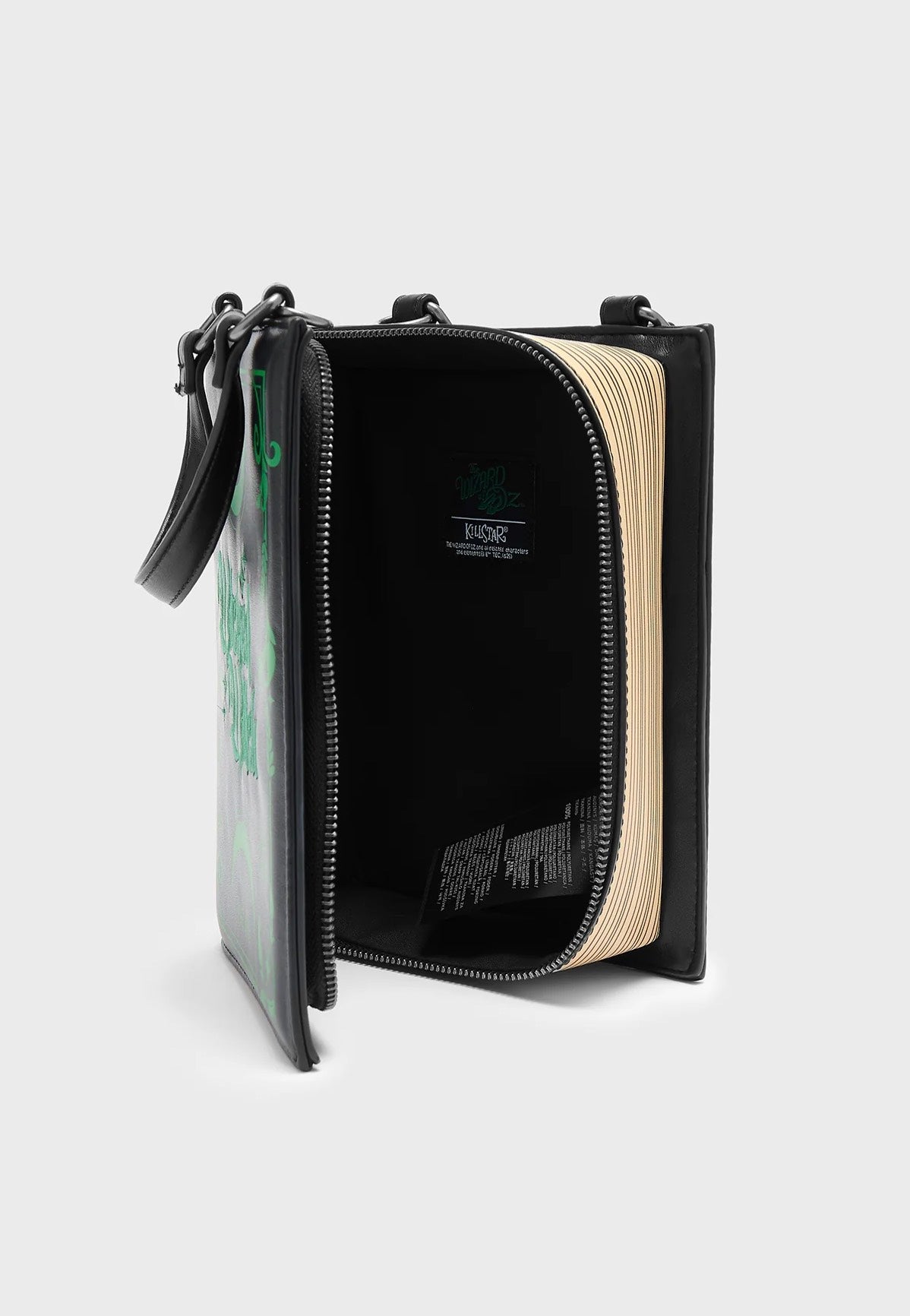 Killstar x Wizard Of OZ - Truly Wicked Book Black/Green - Bag | Neutral-Image